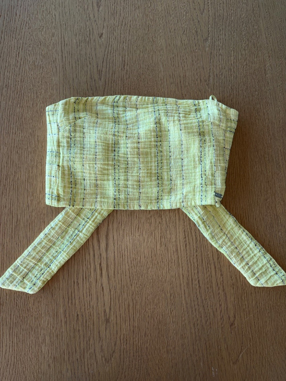 Cropped Tie Tube Top